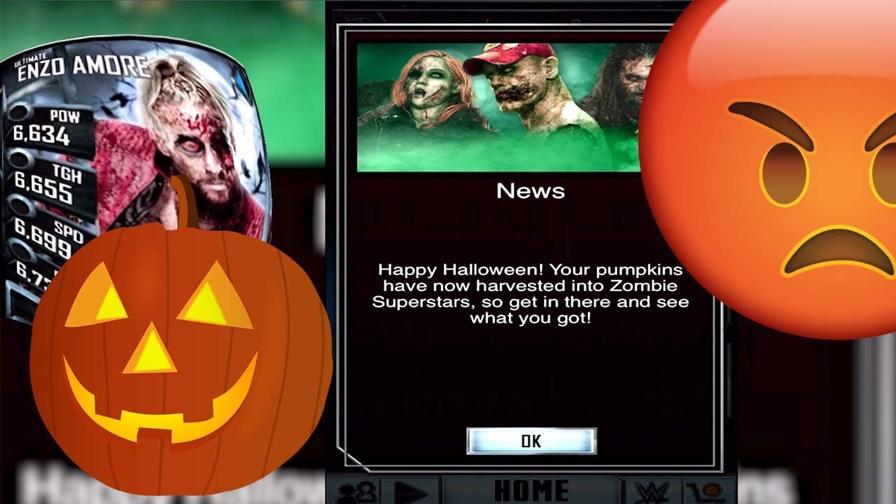 wwe raw 2019 new My Pumpkins harvested and IM MAD | WWE SUPERCARD