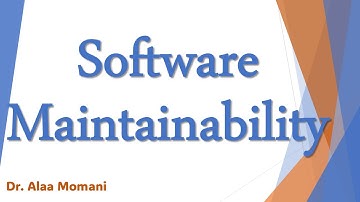 Software Maintainability