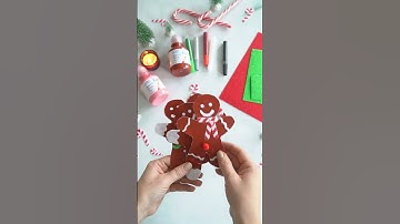 How to make Upcycle Gingerbread man garland
