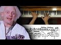 Back to the future main theme advanced piano cover with sheet music