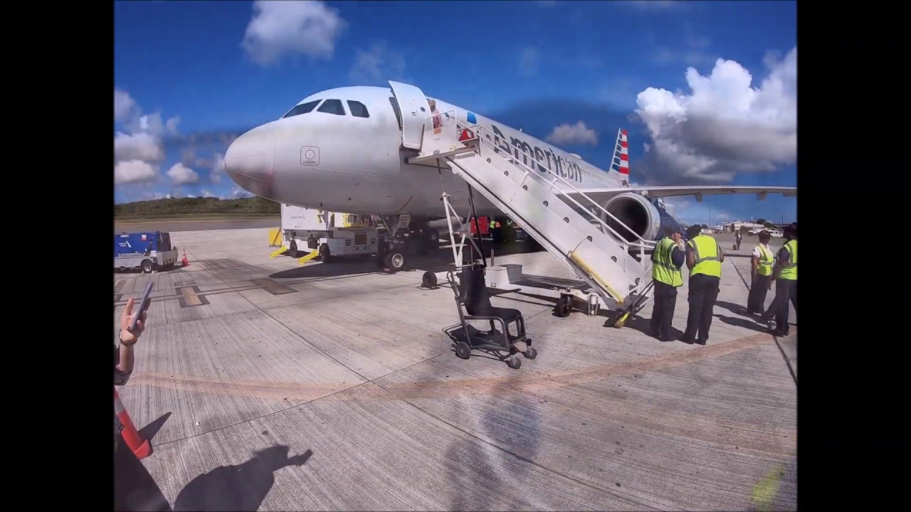 American Airlines Airbus A320 Landing St. Croix TISX U.S. Virgin Islands YouTube