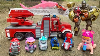 Xe Cứu Hỏa & Đồ Chơi Paw Patrol Biến Hình Giải Cứu Quái Vật - Hoạt Hình TRANSFORMERS Mới