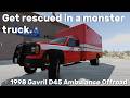 BeamNG.drive Freeroam: Utah, USA - 1998 Gavril D45 Ambulance Offroad