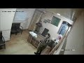 SHO and Lady Sub-inspector Party in Station CCTV Camera Video