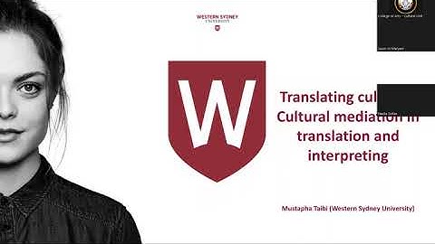 Translating Culture: Cultural mediation in translastion and interpreting