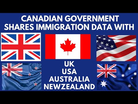 Canadian Government Visa | Immigration Data Sharing Agreements With Usa, Uk, Australia x New Zealand