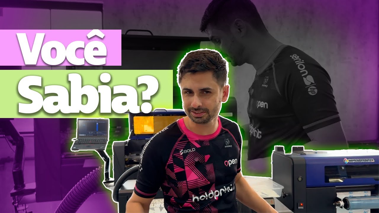 DTF UV x DTF TEXTIL | QUAL A DIFERENÇA?