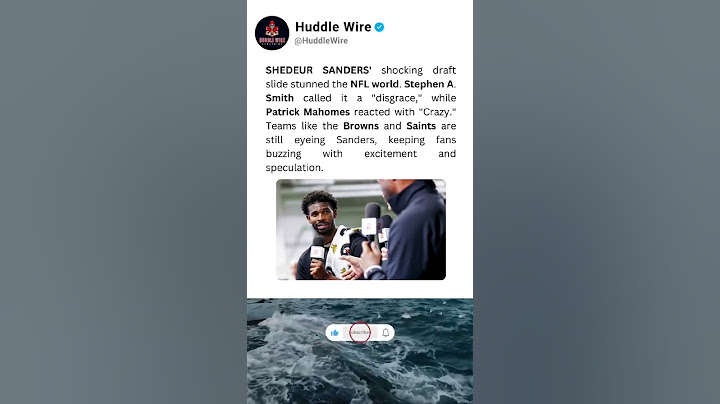 Shedeur Sanders Draft Shock! Stephen A. & Mahomes React #nfldraft #shorts