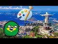 Drawing the brazil in Ms paint