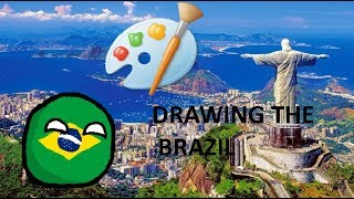 Drawing the brazil in Ms paint