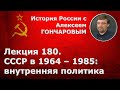 История России с Алексеем ГОНЧАРОВЫМ. Лекция 180. СССР в 1964-1985. Внутренняя политика