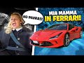 MIA MAMMA REAGISCE ALLA FERRARI F8 TRIBUTO (esilarante😂)