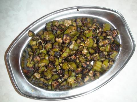 Bhindi Sabji - Bhinda nu shak - Okra curry