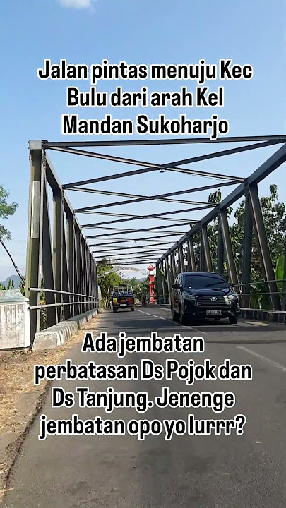 Jalan pintas menuju Kec Bulu Sukoharjo