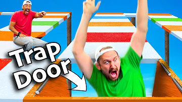 Survive the Giant Trap Door Board Game!
