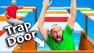 Survive the Giant Trap Door Board Game!