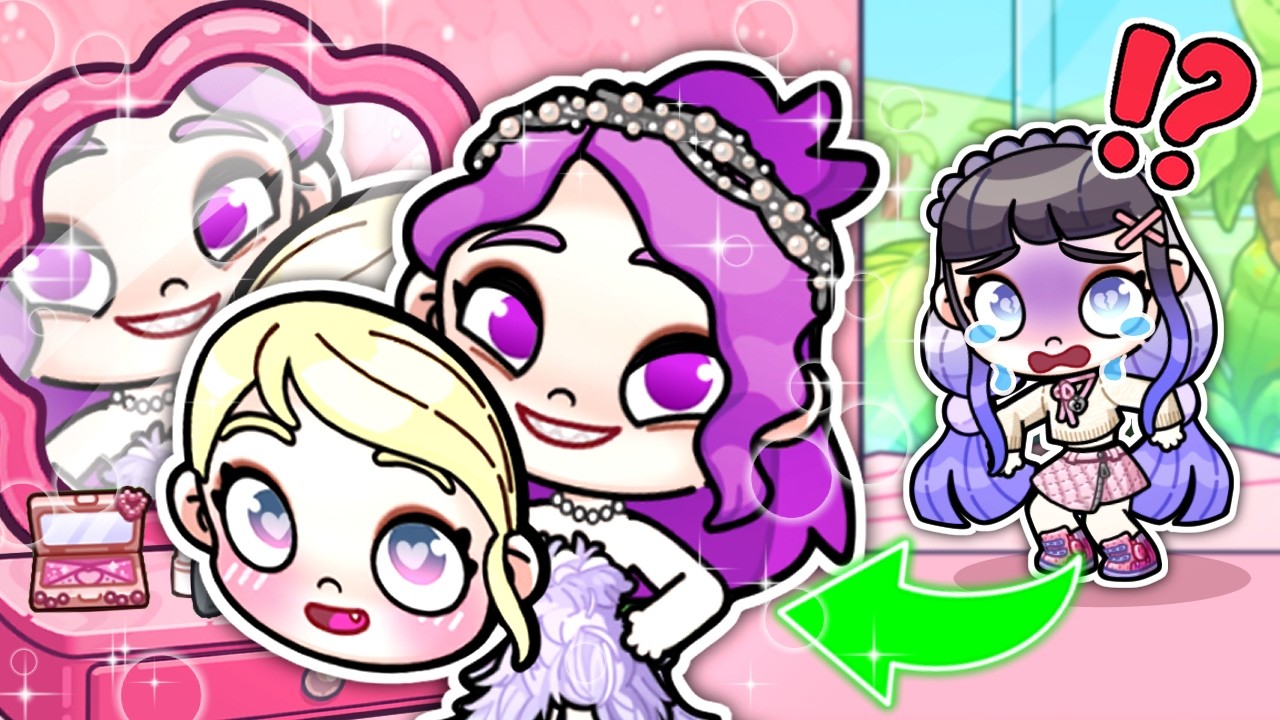 My Evil Stepmother Wears A Mask Every Day 😈💔 | Avatar World Animation