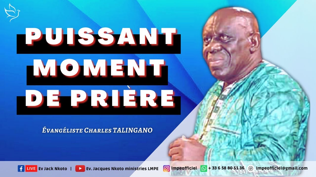 Culte spécial - PRIÈRE FERVENTE avec Évangéliste Charles TALINGANO | Év. Jacques NKOTO