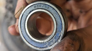 How to replace front wheel bearings on your yz250 dirtbike