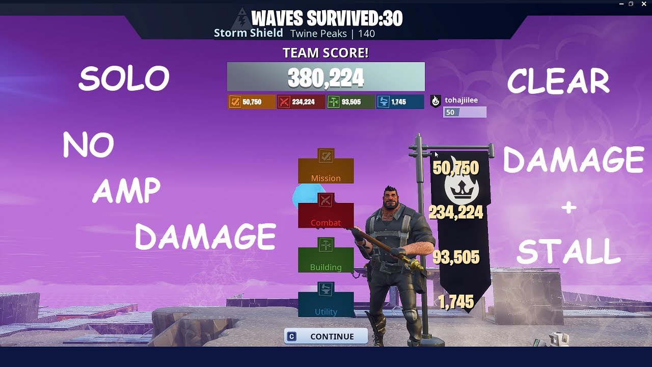 TWINE PEAKS ENDURANCE SOLO NO AMP DAMAGE CLEAR [DAMAGE + STALL] YouTube