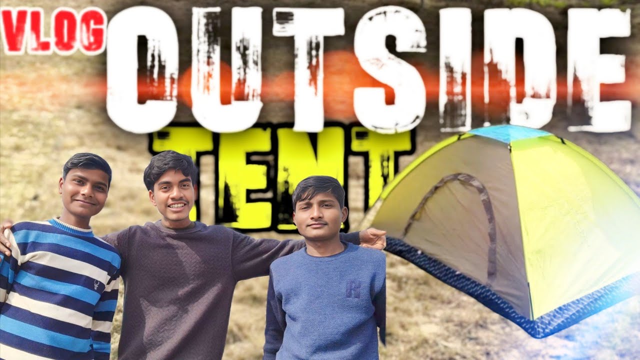 खुले मैदान में अकेले Camping 😍 | Zero Budget Camping Experience | Desi Camping Vlog