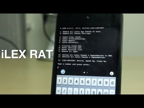 iLEX RAT: Restore a jailbroken device to stock