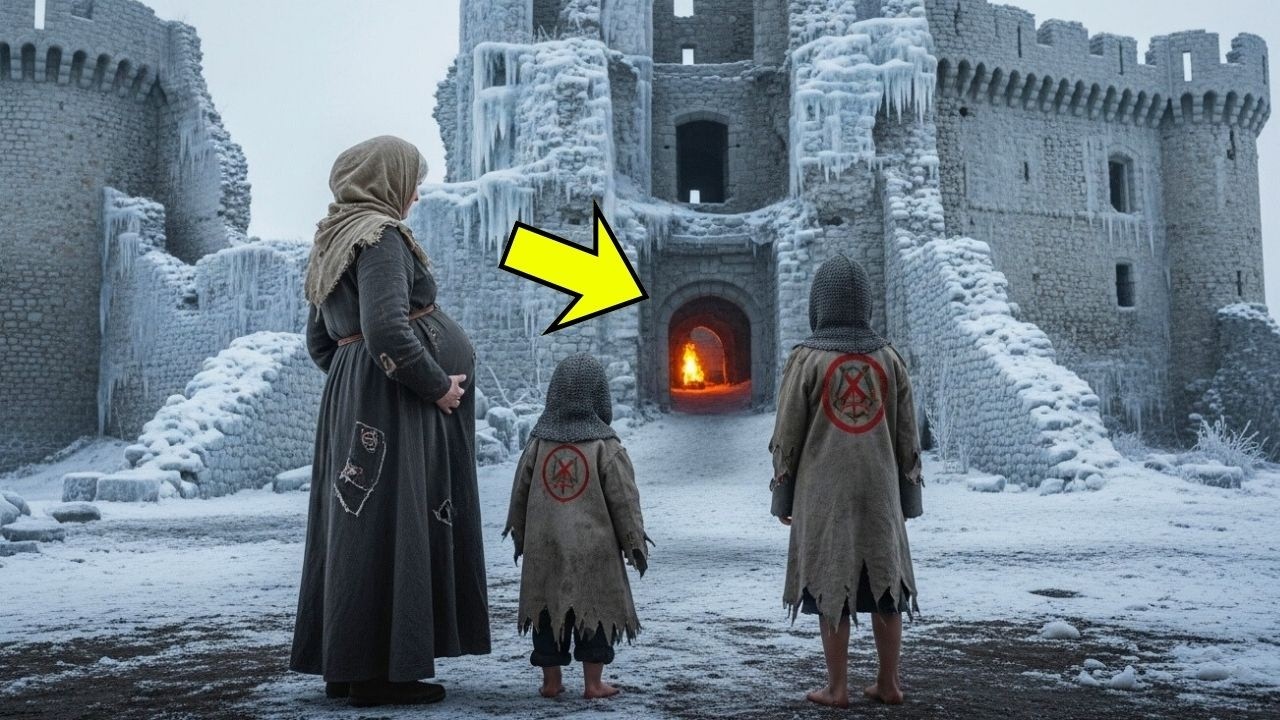 SCHWANGERE WITWE findet ein GEFRORENES SCHLOSS und beim Betreten entdeckt sie ein EWIGES FEUER, das…