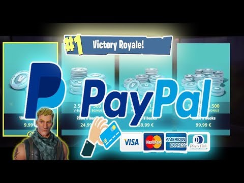 como comprar pavos en fortnite con paypal si mi tarjeta muestra error 2018 - tarjeta pavos fortnite ps4