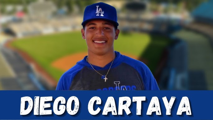 DIEGO CARTAYA 2022 Topps Heritage Minors #74 Dodgers