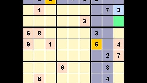 How to Solve Washington Times Sudoku Difficult October 8, 2020