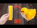 Easy Chicken Making Idea with Yarn | DIY Woolen Bird Chick | Пасхальный декор - Цыпленок из ниток