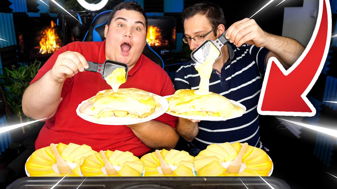 DÉGUSTATION D'UNE GIGA RACLETTE EN ÉTÉ ! (On l'a exterminé)