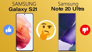 Samsung Galaxy S21 vs Samsung Galaxy Note 20 ultra [Animated Comparison]