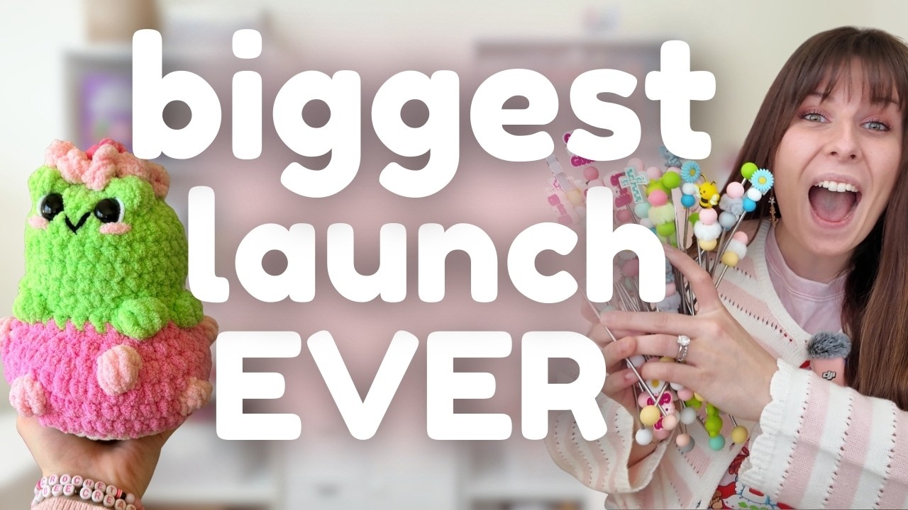 У меня есть 3 недели, чтобы изготовить более 30 новых изделий для запуска моего магазина вязаных ...