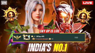 SOLO CONQUEROR RANK PUSH LIVE | 3 TIMES INDIA NO 1 😎🔥 | BGMI LIVE #bgmi #madanop #skyop #botsquad