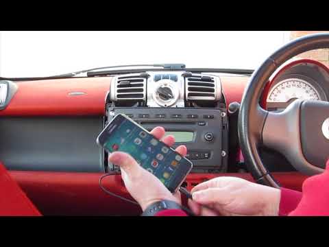 How To Remove A Smart Car Radio & Install an Aux Cable