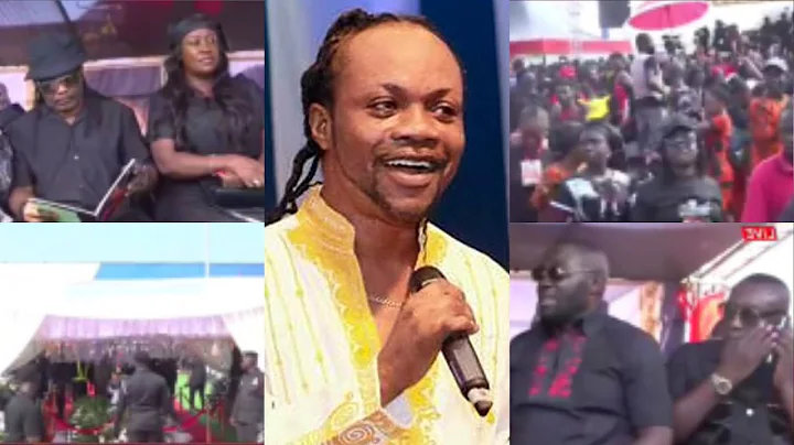 Massive Crowd as 1,000's of Ghanaians Storm Daddy Lumba’s Final Funeral Rites