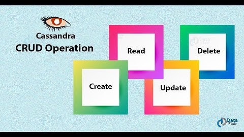 Cassandra: CRUD (Create, Update, Read and Delete) operations