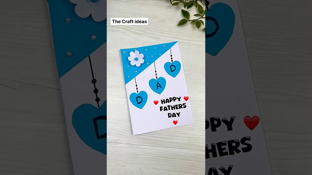 How to make father's Day greeting card with paper se greeting diy father's day card making 