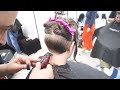 Super haircut  stacked blonde pixie bob cut with undercut