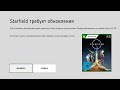 Диск Starfield для Xbox Series X без интернета не запускается ! Необходима докачка контента !