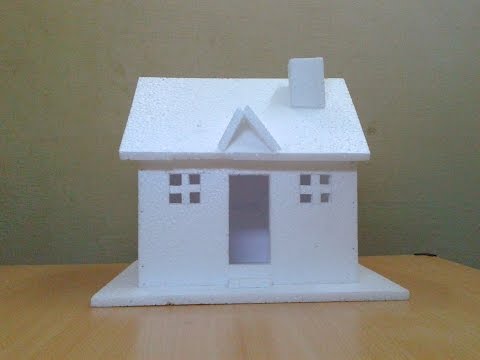 Cardboard house for school project Cardboard house for school project