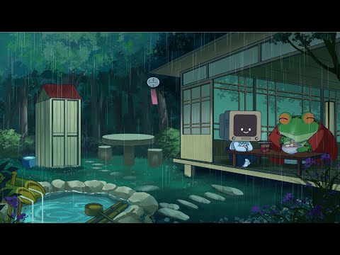 Heavy Rain In Kyoto 🌧 Calm Your Anxiety, Relaxing Music [chill lo-fi hip hop beats]