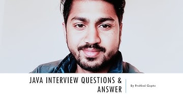 How is an infinite loop declared in Java? JAVA Interview Questions and Answers. By Prahlad Gupta