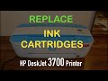 hp deskjet 3700 ink replacement review !!