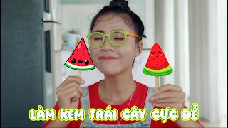 Thơ Lơ Mơ Làm Kem Trái Cây 🍉🍇🍊