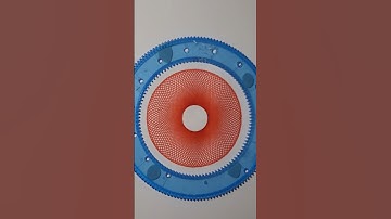 Easy to  draw space spirograph #asmr #art #shorts #drawing