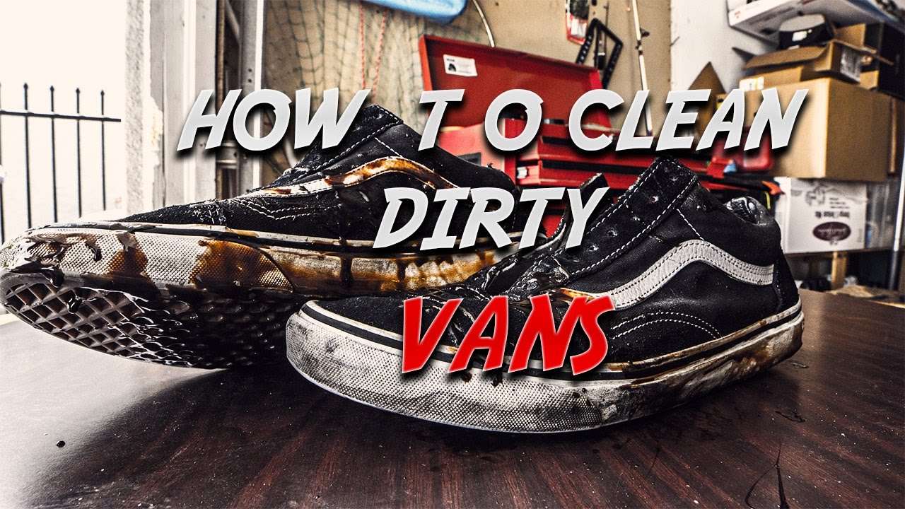 how to clean dirty vans