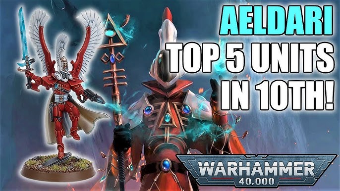 Aeldari in Warhammer 40K 10th Edition - Craftworld Eldar Full Index Rules +  Datasheets 