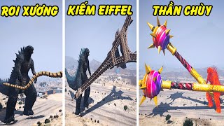 GTA 5 - Godzilla thu thập Vũ Khí - Thần Chùy Bá Vương của Thằn lằn phóng xạ | GHTG